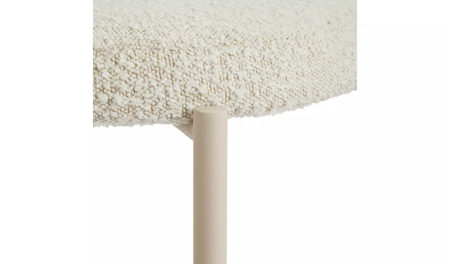 Asembled Habitat Orson Boucle Counter Bar Stool - White