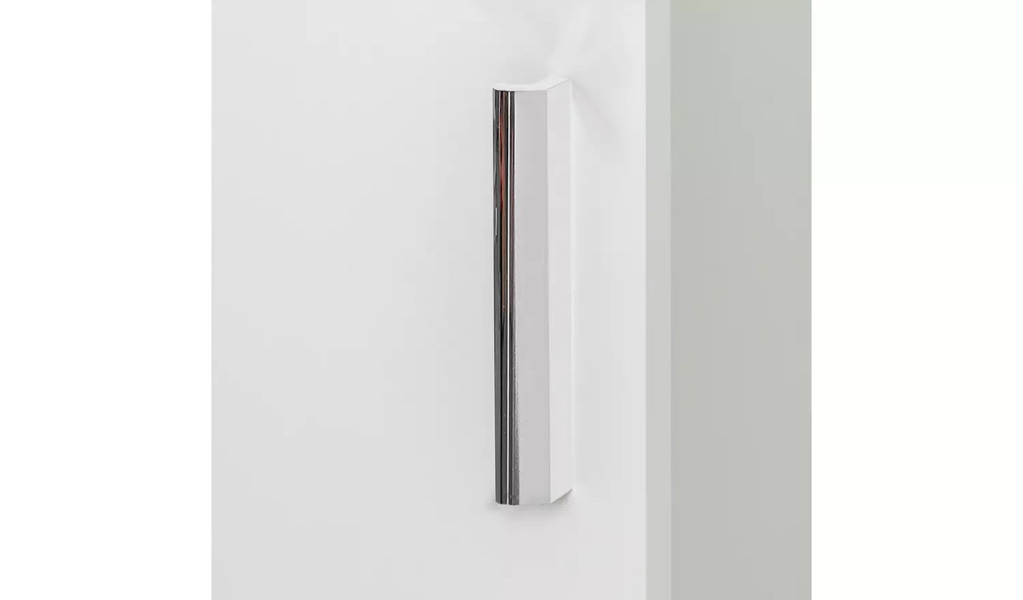 Assembled Nova 2 Door Sliding Wardrobe - White