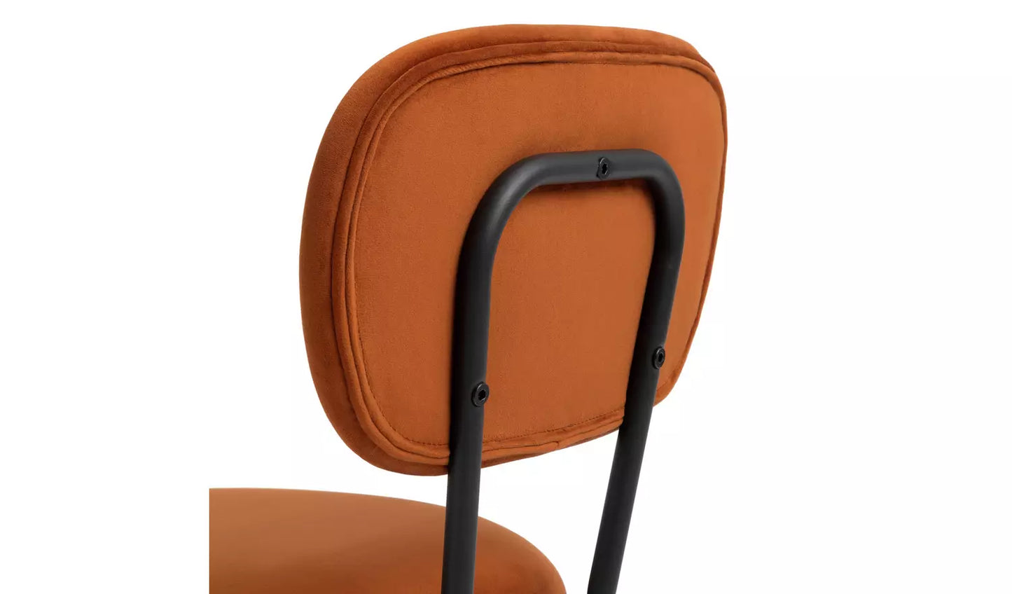 Assembled Habitat Ariana Pair of Fabric Counter Bar Stool - Copper