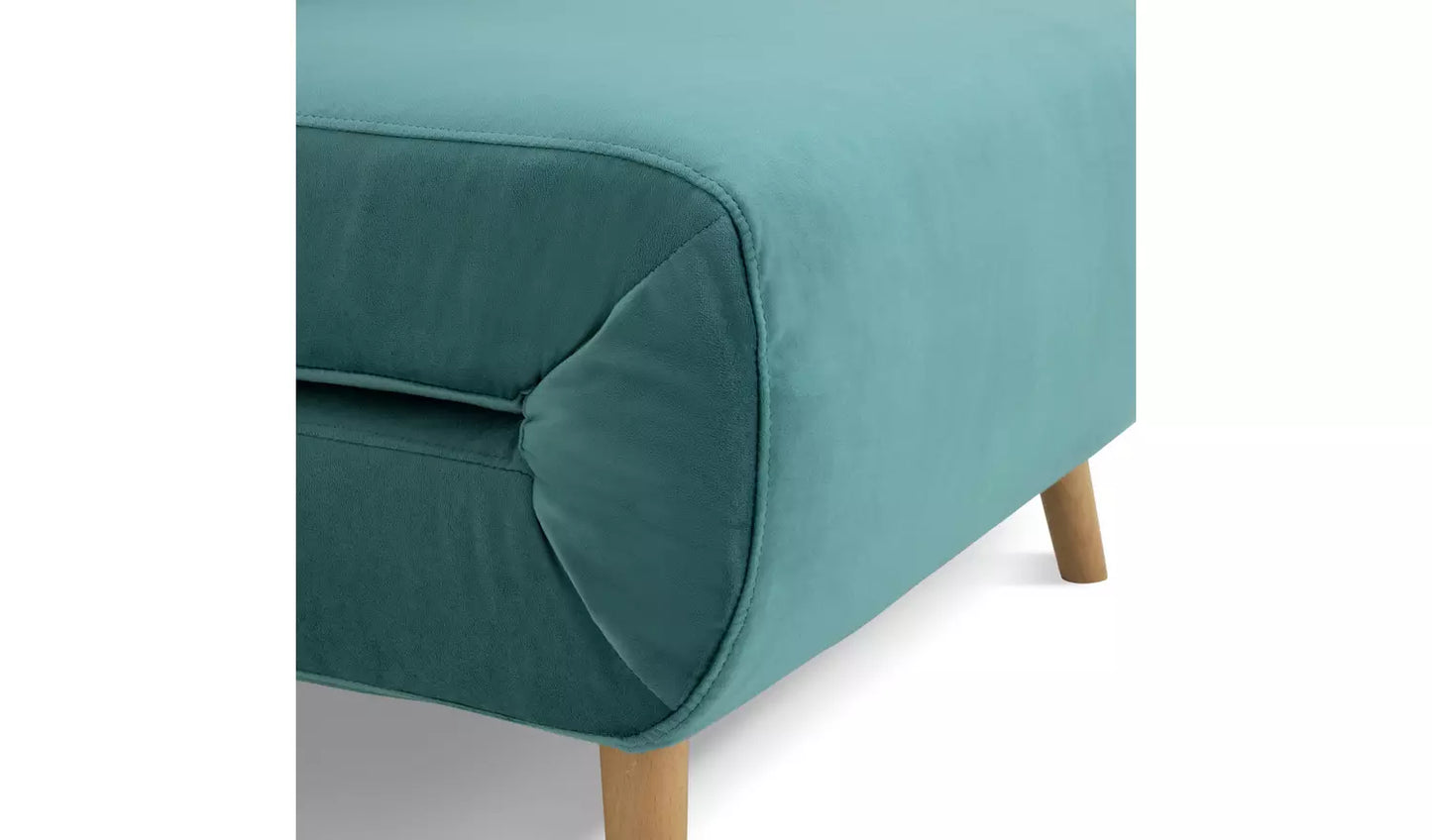 Habitat Roma Single Compact Fabric Chairbed - Tea