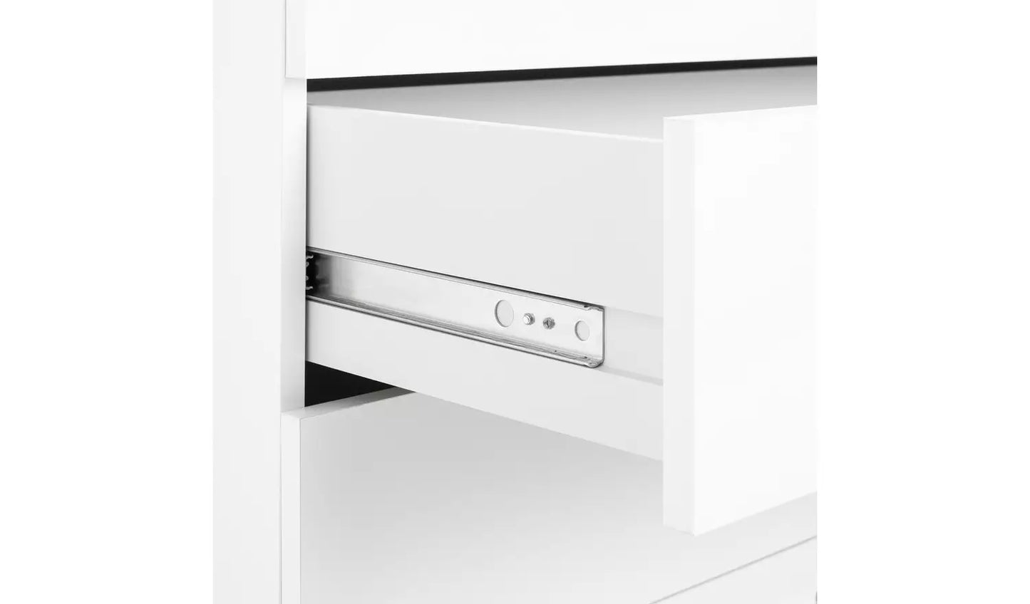 Brisbane 4 Drawer Chest - White