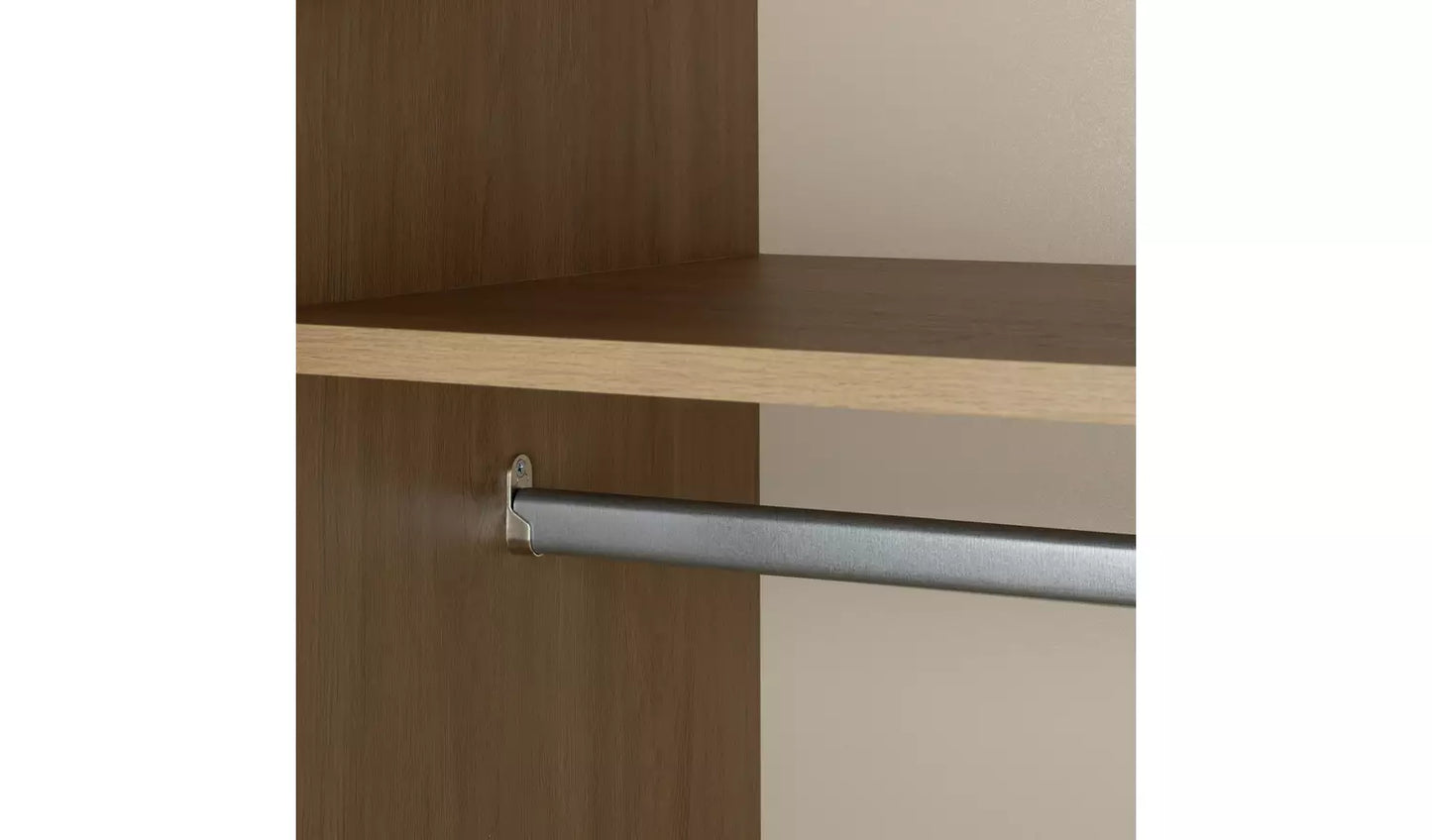 Brisbane 3 Door 3 Drawer Wardrobe – Oak