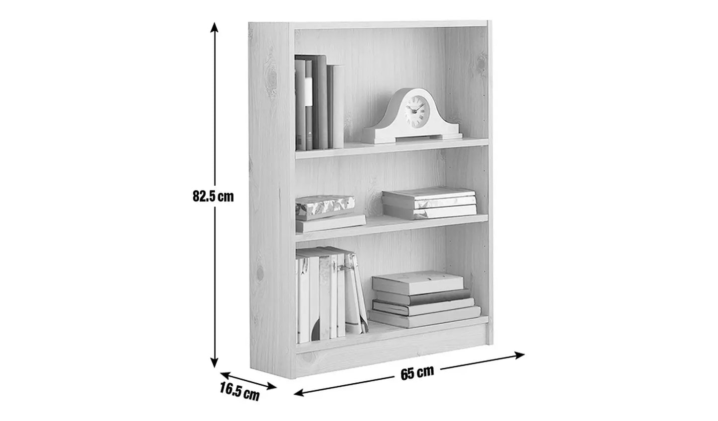 Assembled Apley Short Bookcase - Oak Effect