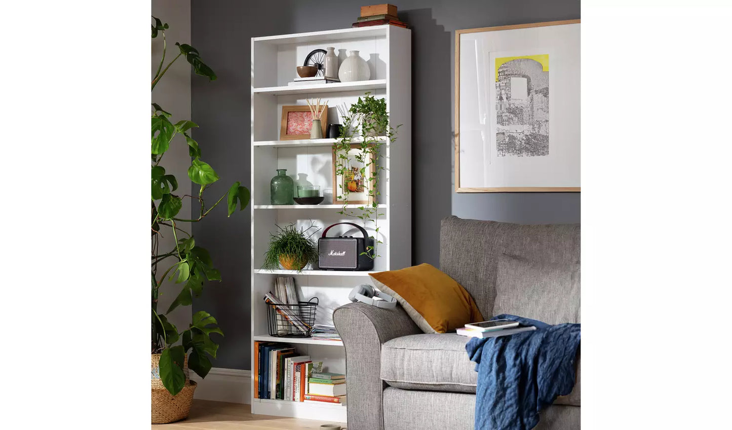 Maine Bookcase - White