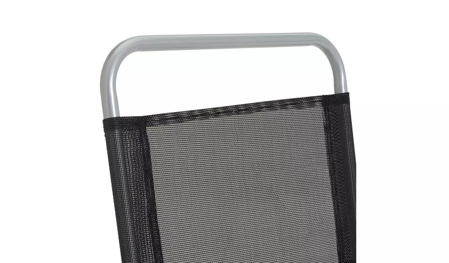Pacific 6 Seater Folding Metal Patio Set - Black