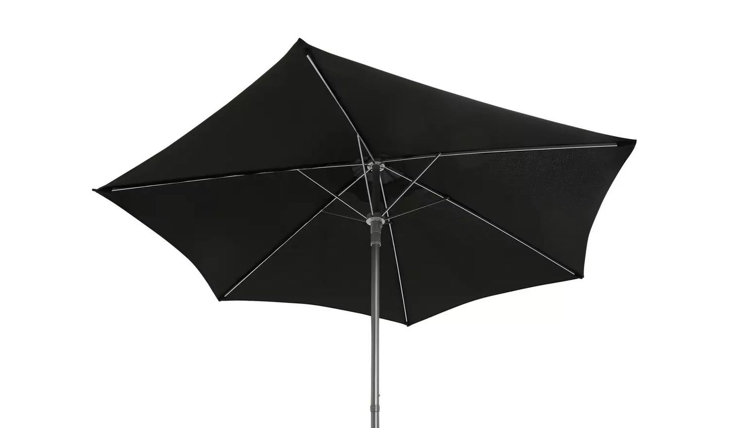 Atlantic 4 Seater Folding Metal Patio Set - Black