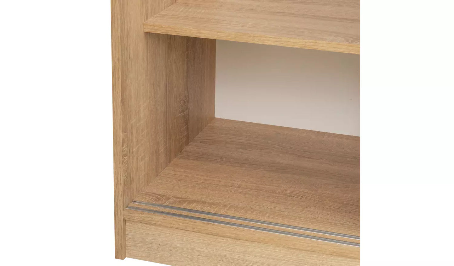Assembled Nova 2 Door Sliding Wardrobe - Oak