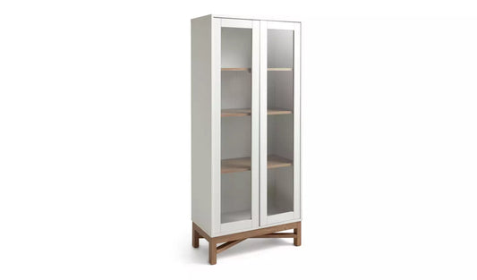 Assembled Habitat Zander Display Unit - White & Oak Effect