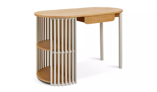 Habitat Rita 1 Drawer Office Desk - Natural