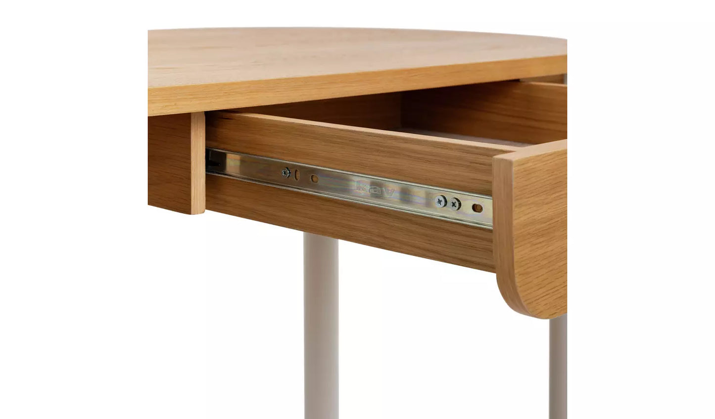 Habitat Rita 1 Drawer Office Desk - Natural
