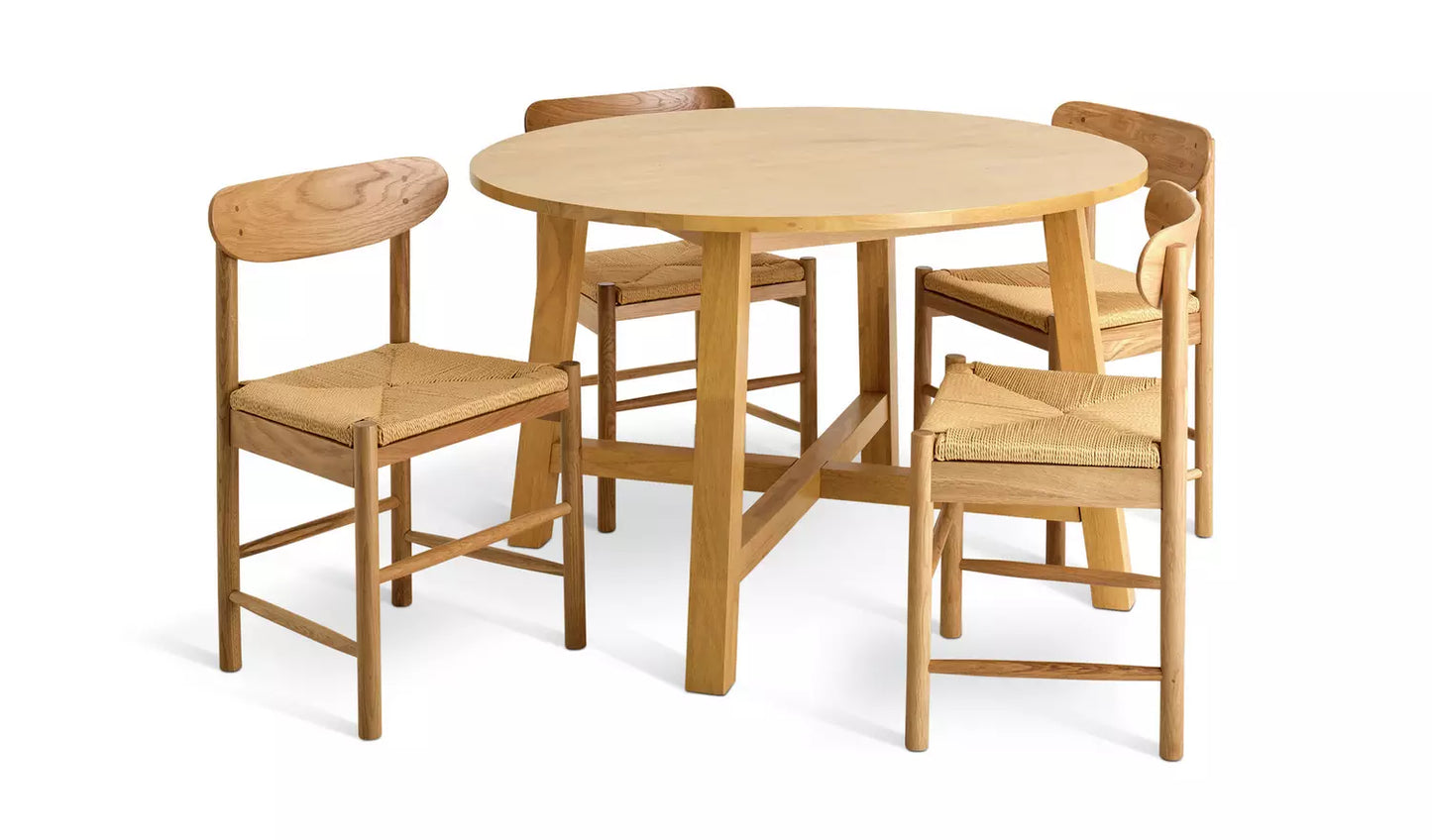 Habitat Trieste Oak Dining Table