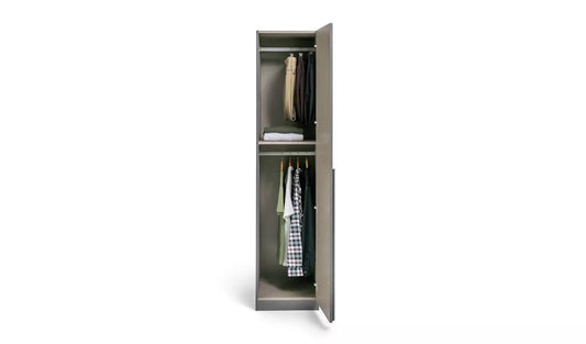 Habitat Munich 1 Door Wardrobe - Anthracite