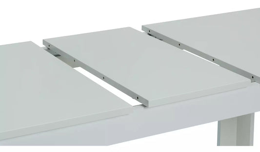 Miami Gloss Extending 8 Seater Dining Table - White