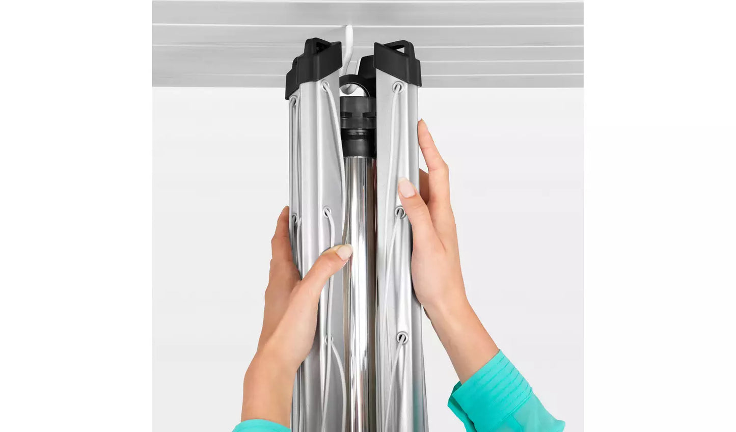 Brabantia Topspinner 50m 4 Arm Rotary Airer & Concrete Tube