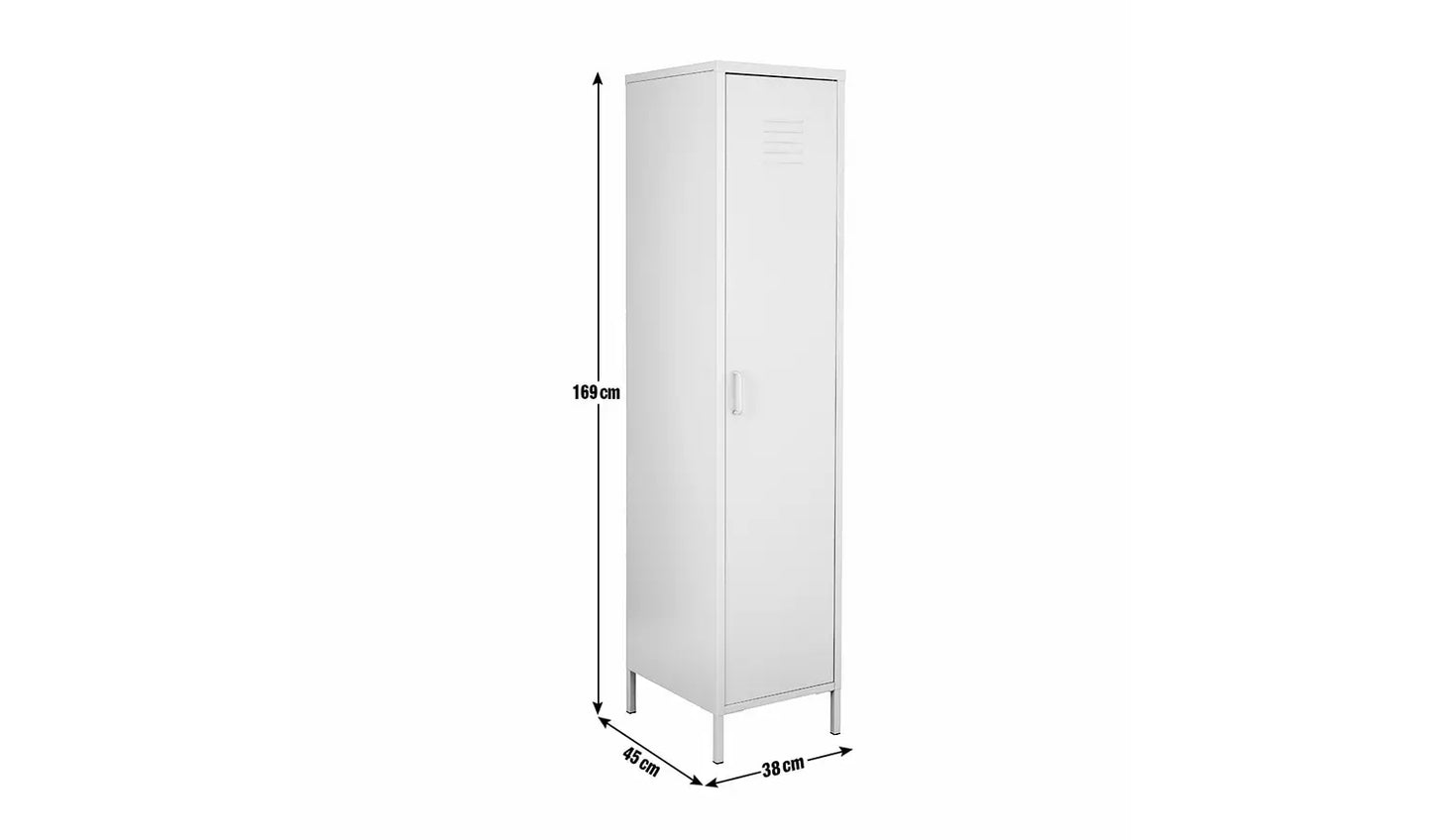 Habitat Stevie Tall 1 Door 4 Shelf Locker - Black