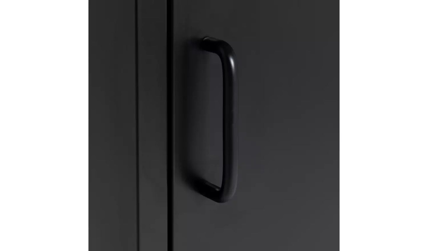 Habitat Stevie Tall 1 Door 4 Shelf Locker - Black
