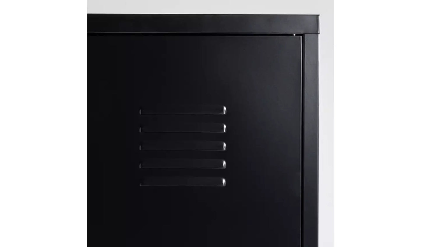 Habitat Stevie Tall 1 Door 4 Shelf Locker - Black