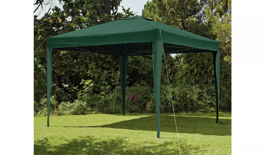 3m x 3m Pop-Up Garden Gazebo – Green