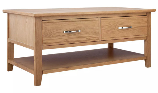 Assembled Islington Oak Veneer Coffee Table