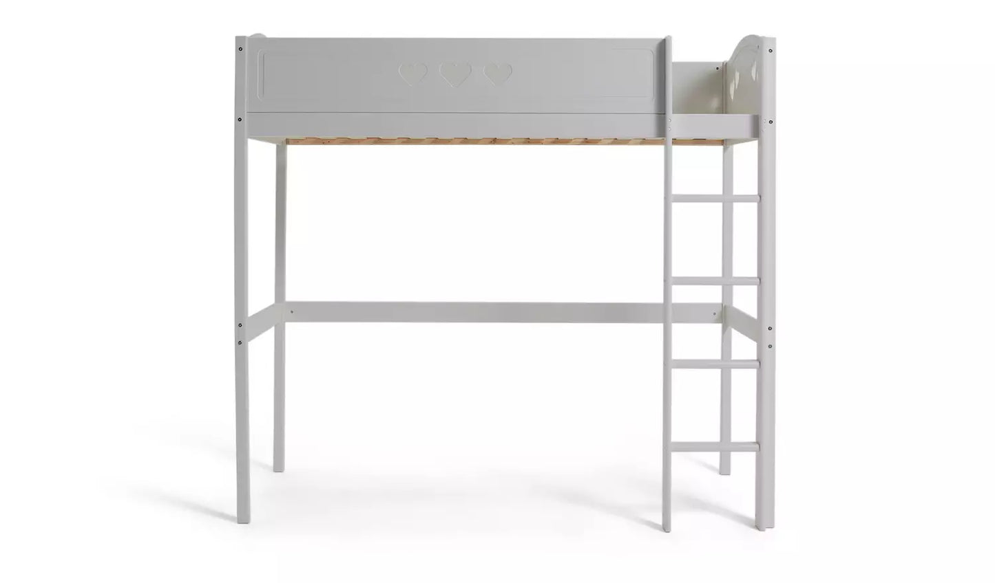 Mia High Sleeper Bed Frame - White