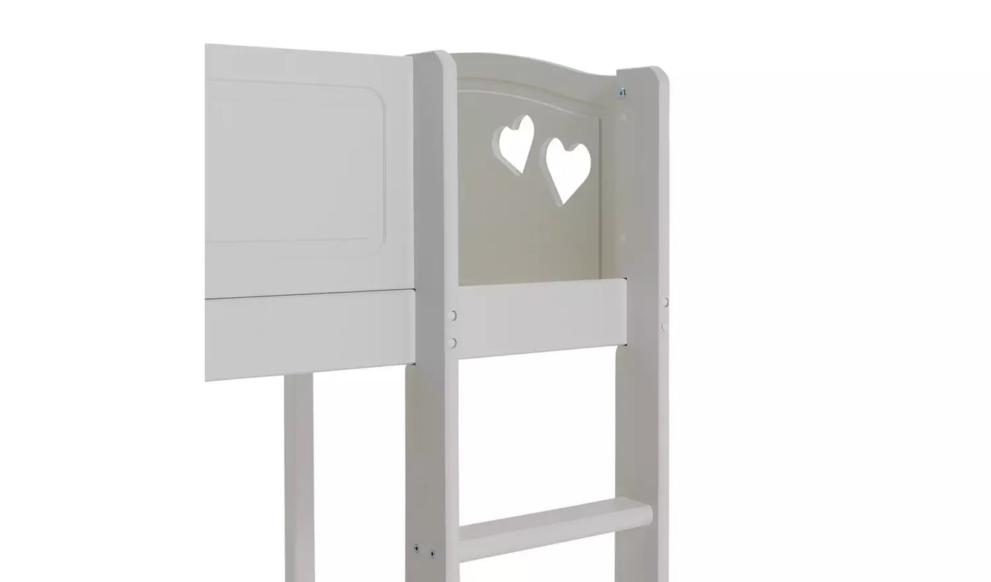 Mia High Sleeper Bed Frame - White