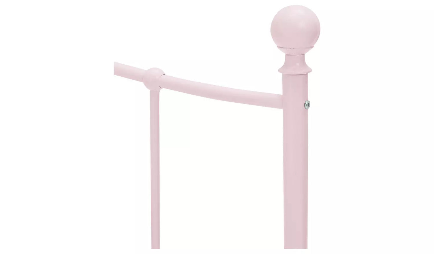 Fleur Small Double Metal Bed Frame - Pink
