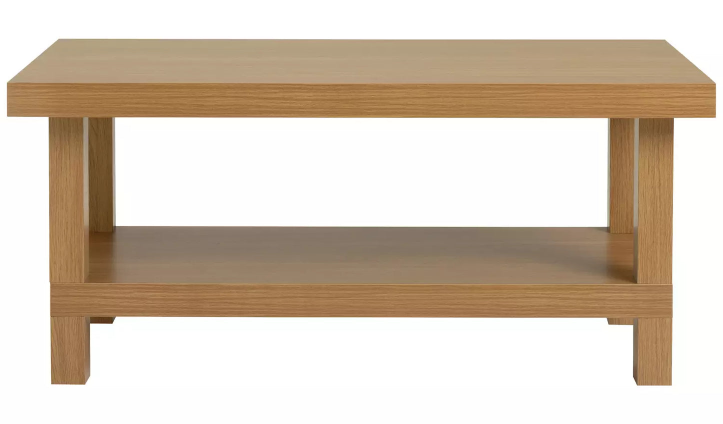 Assembled Stratford Oak Veneer Coffee Table - Natural