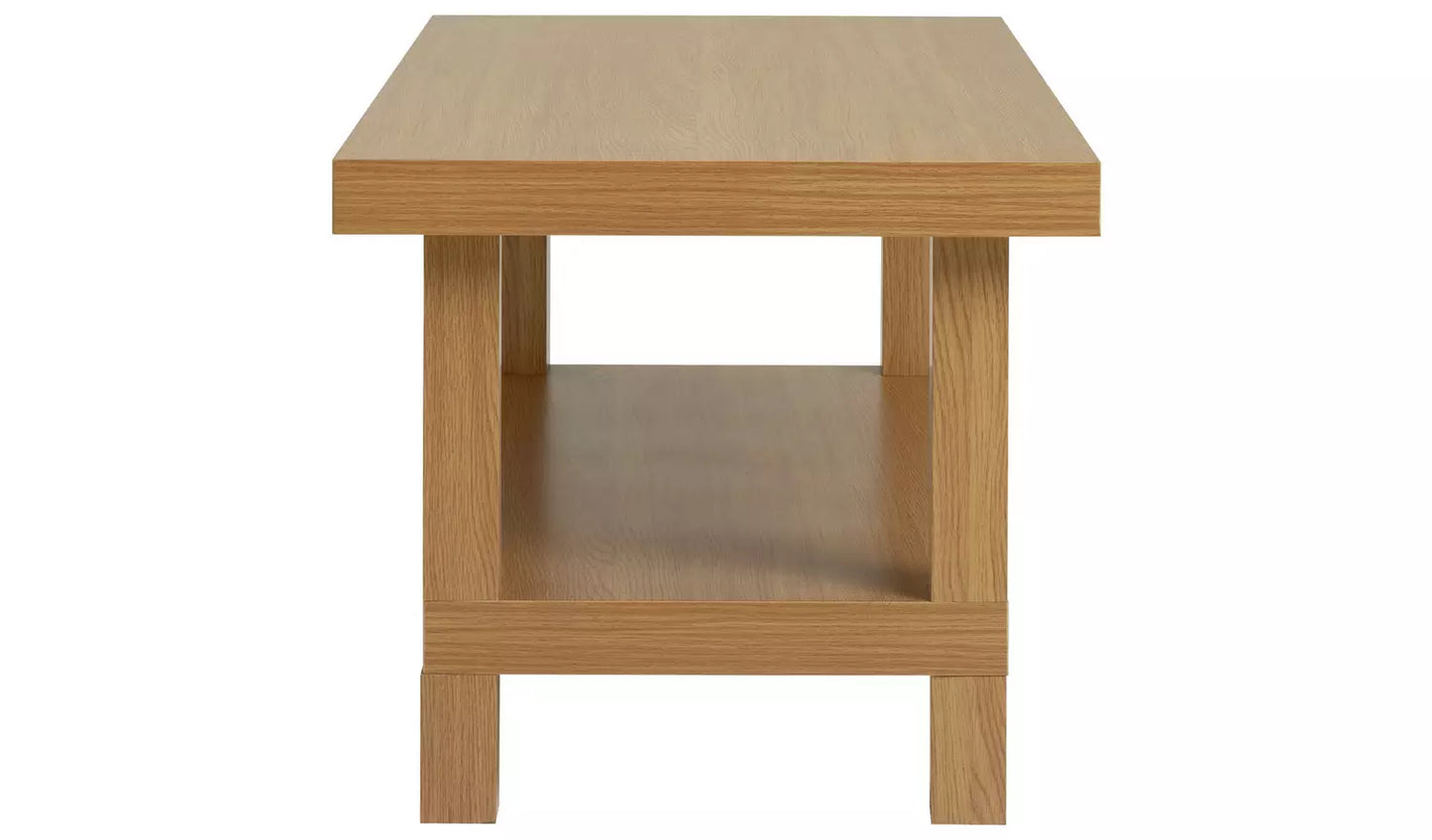 Assembled Stratford Oak Veneer Coffee Table - Natural
