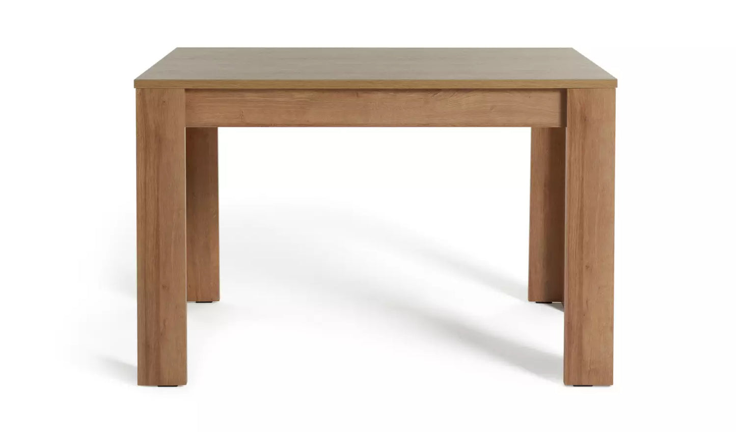 Miami 4 Seater Dinner Table - Oak Effec