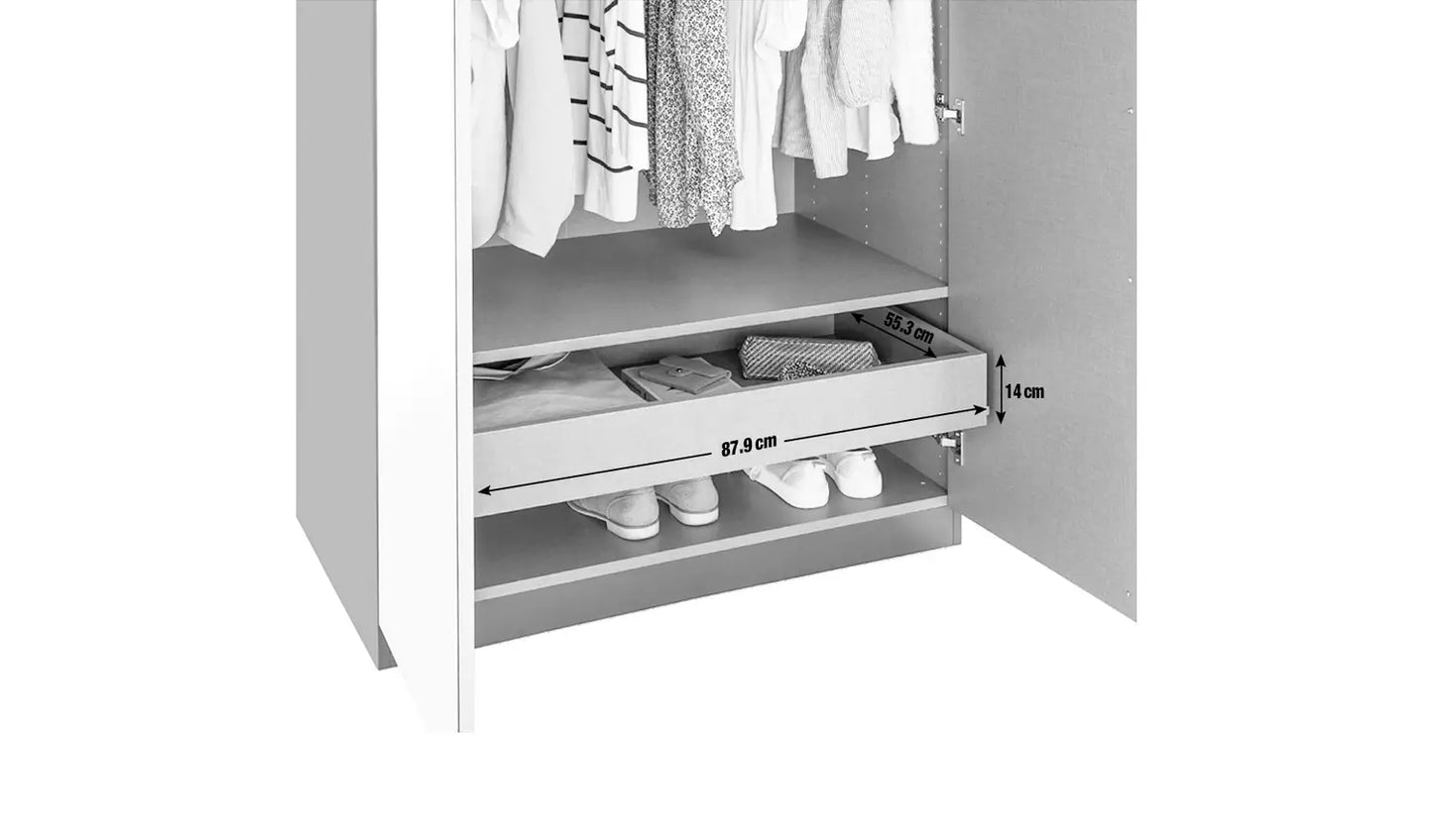 Habitat Munich Double Internal Drawer