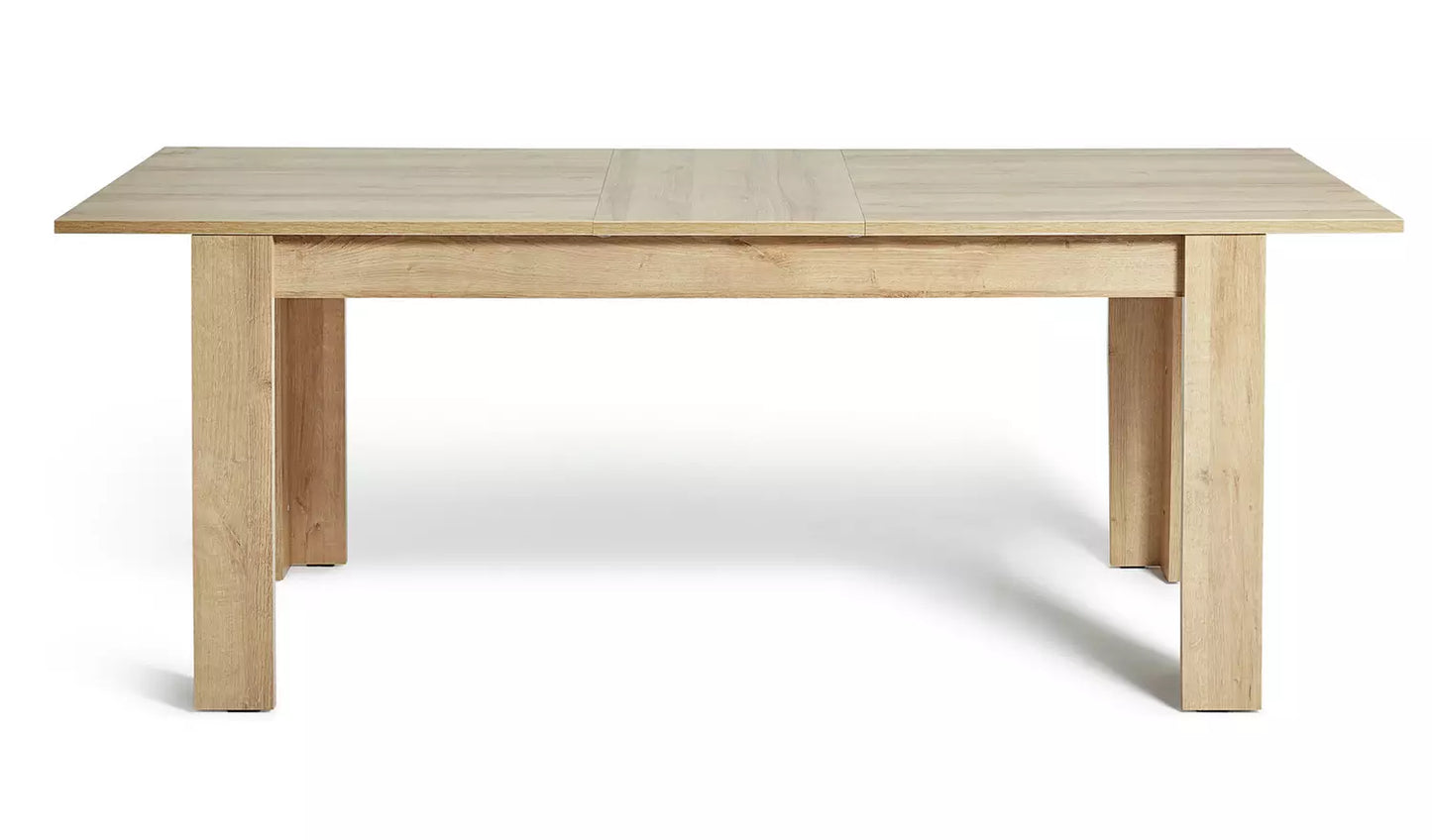 Assembled Miami Extending 6 - 8 Seater Table - Oak Effect