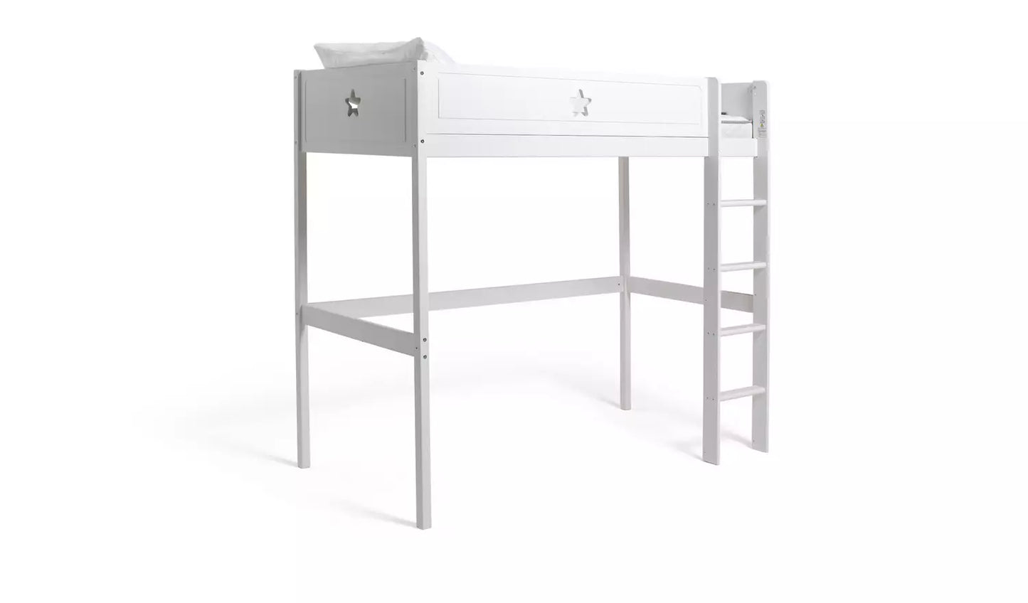 Habitat Stars High Sleeper Bed Frame - White