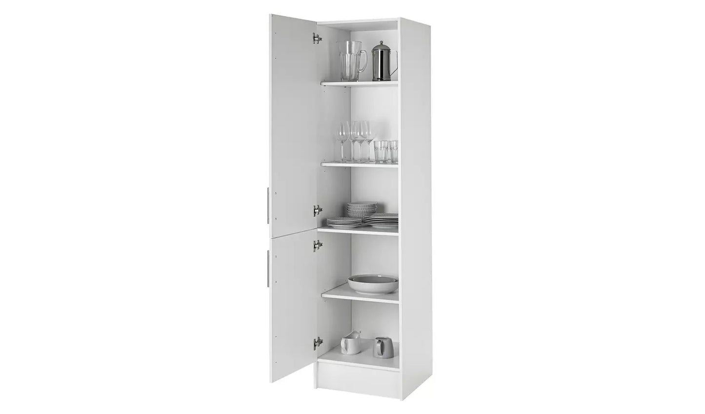Assembled Athina 500mm Fitted Kitchen Tall Unit - White