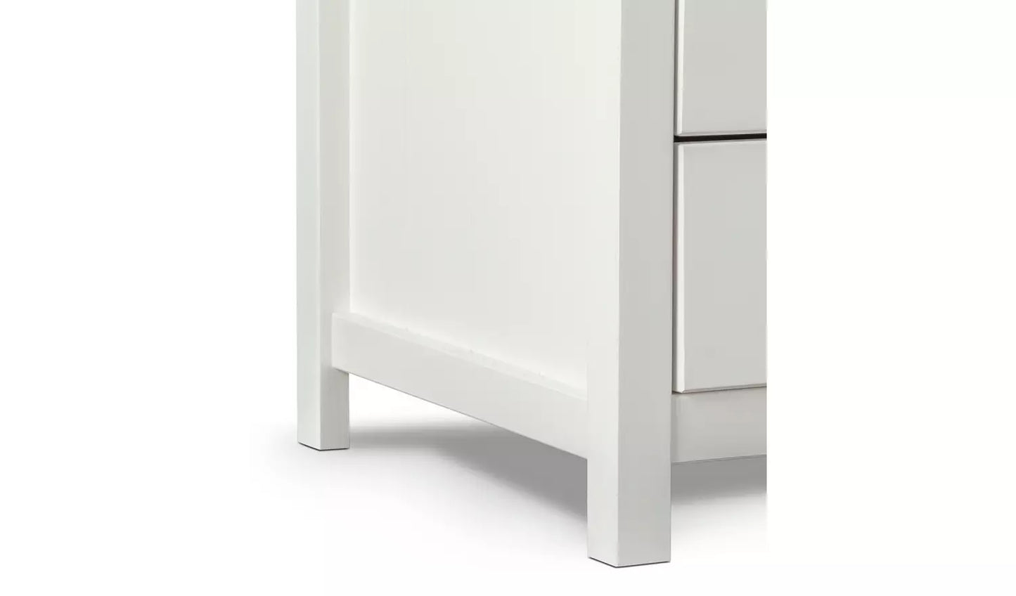 Scandinavia 2 Door 2 Drawer Wardrobe - Two Tone