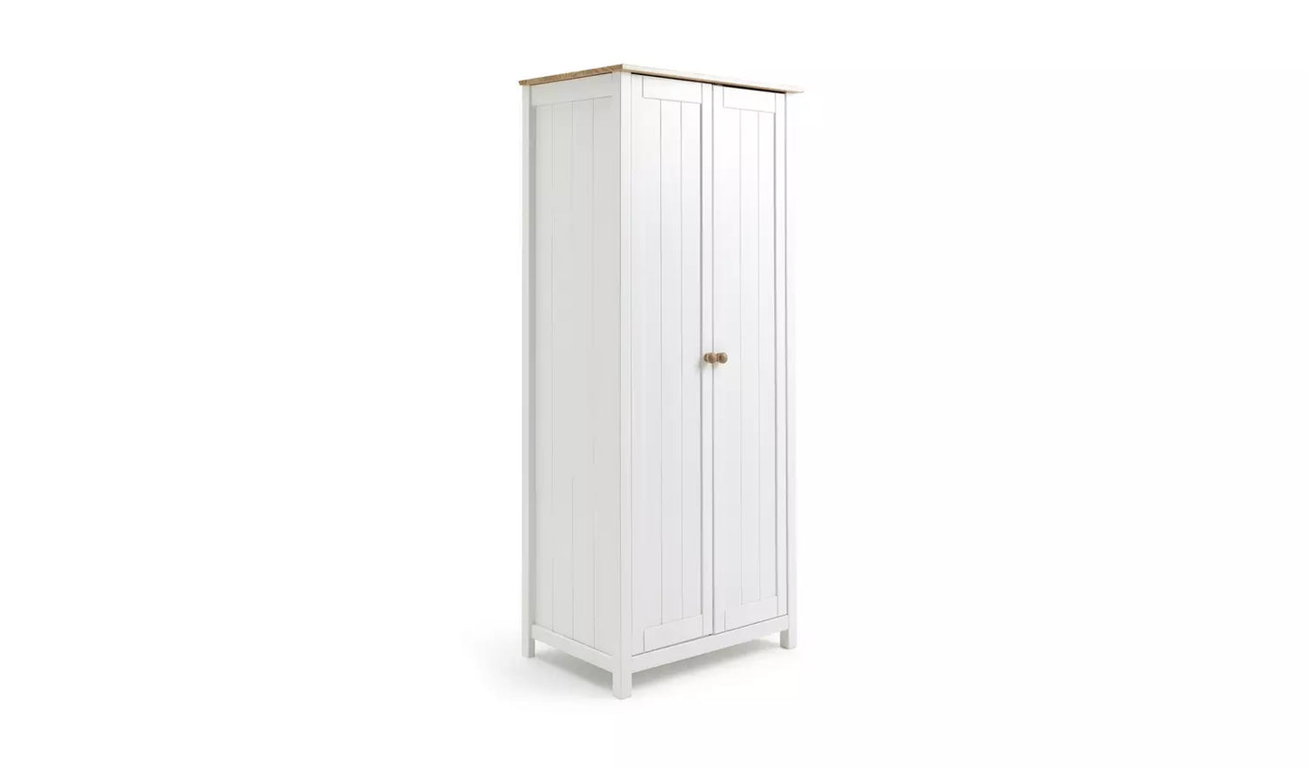 Scandinavia 2 Door Wardrobe - Two Tone