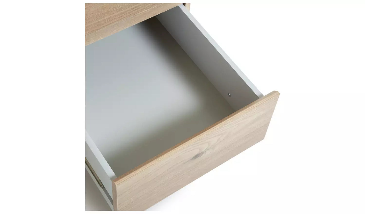 Jenson 3 Door 4 Drawer Wardrobe - Oak Effect