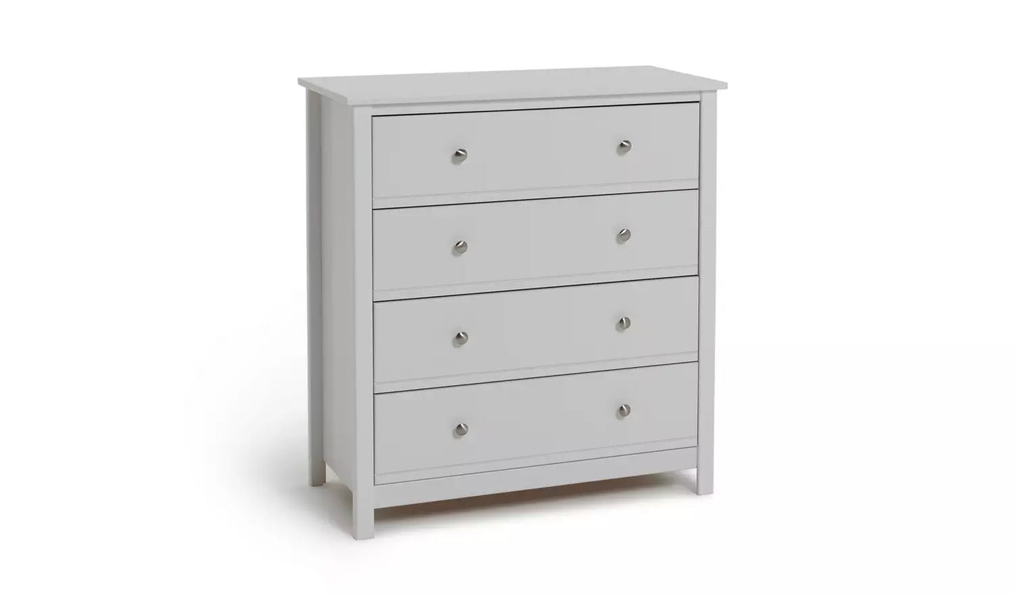 Assembled Habitat Brooklyn 4 Chest of Drawers - White