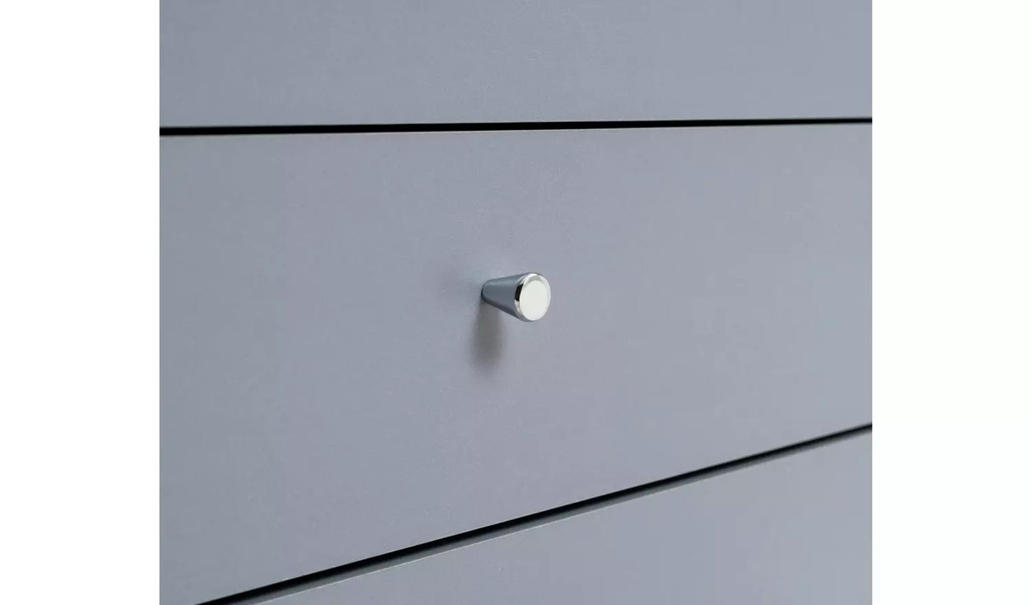 Assembled Malibu 7 Drawer Chest - Grey