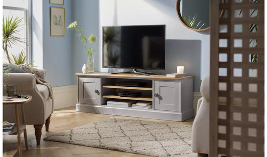 Assembled Winchester TV Unit - Grey
