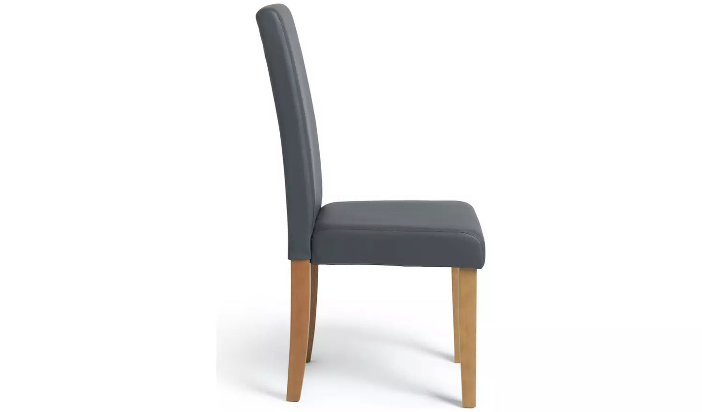 Miami Oak Dining Table & 4 Charcoal Chairs