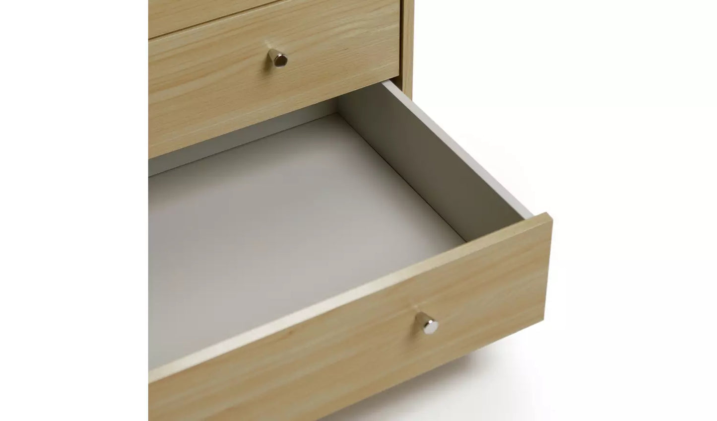 Assembled Malibu 2 Door 3 Drawer Wardrobe - Beech Effect