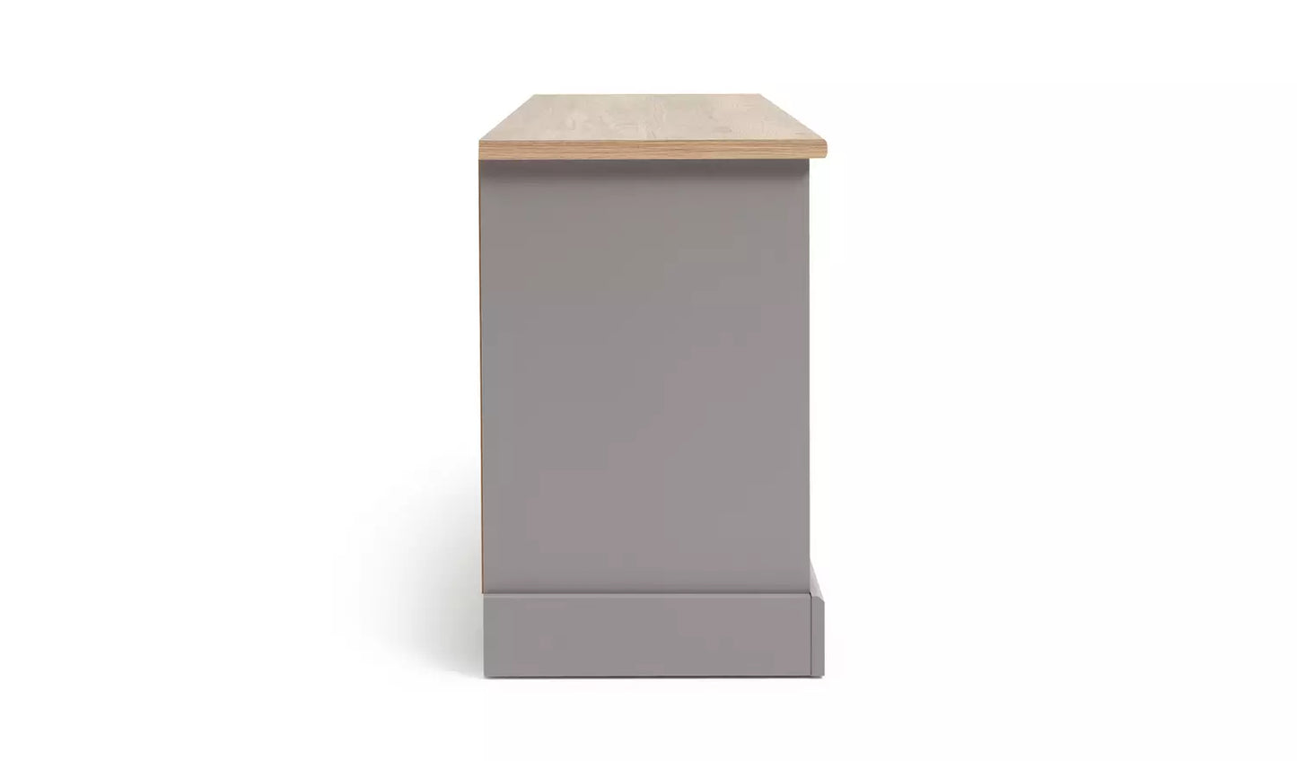 Assembled Winchester 2 Door Sideboard and TV Unit - Grey