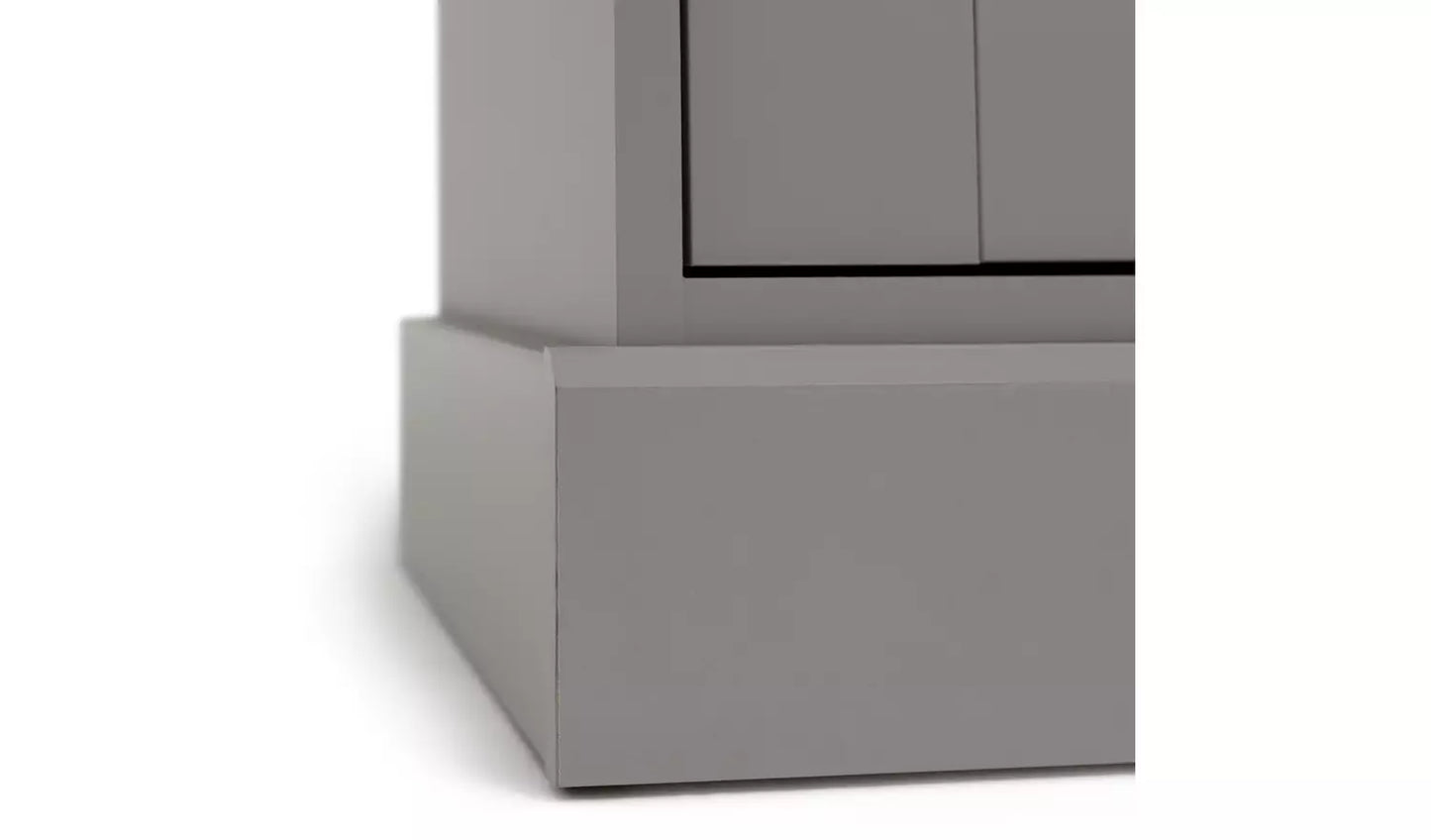 Assembled Winchester 2 Door Sideboard and TV Unit - Grey