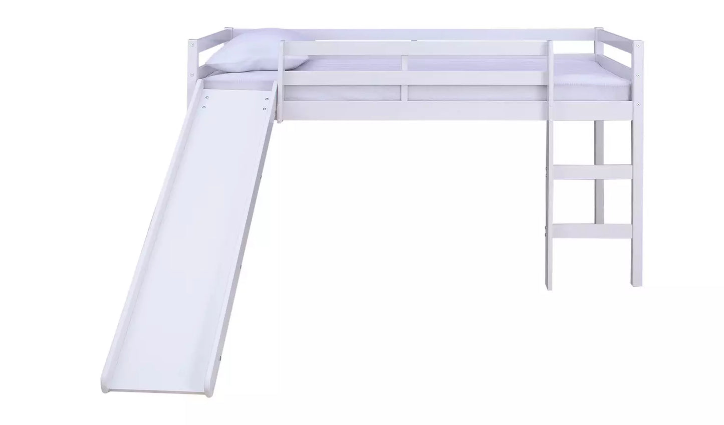 Kaycie Mid Sleeper with Slide - White