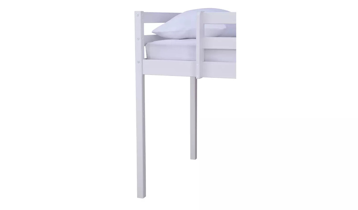 Kaycie Mid Sleeper with Slide - White