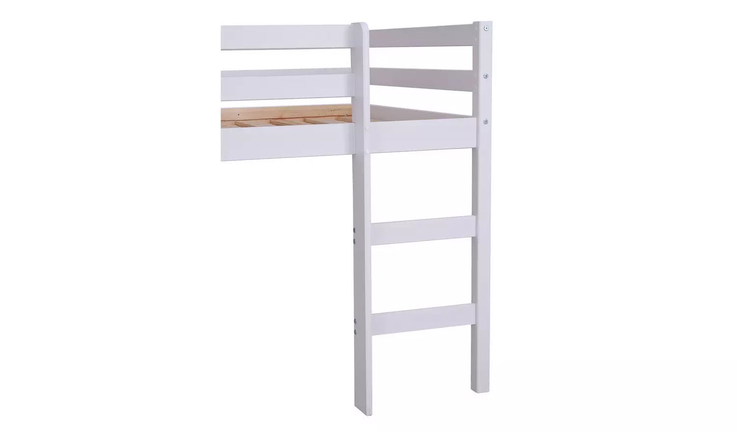 Kaycie Mid Sleeper with Slide - White