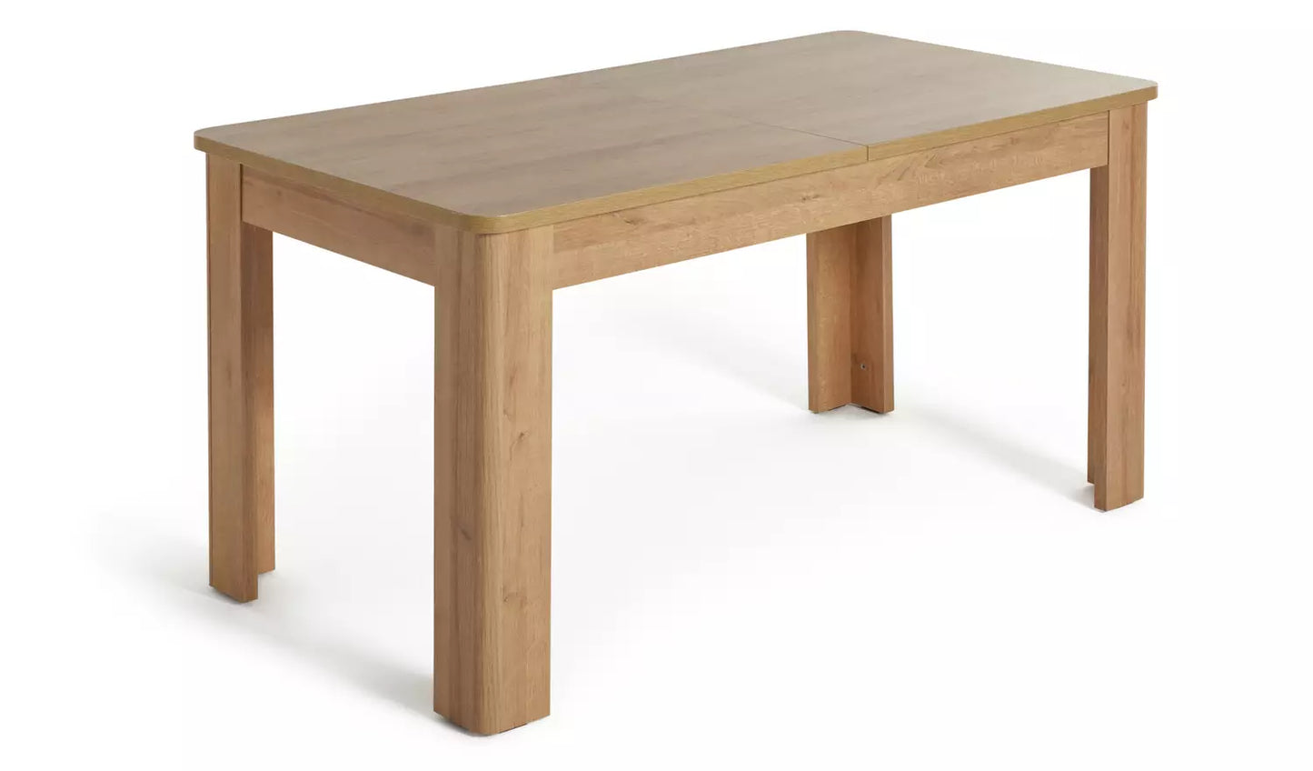 Miami Curve Extending Oak Effect Dining Table