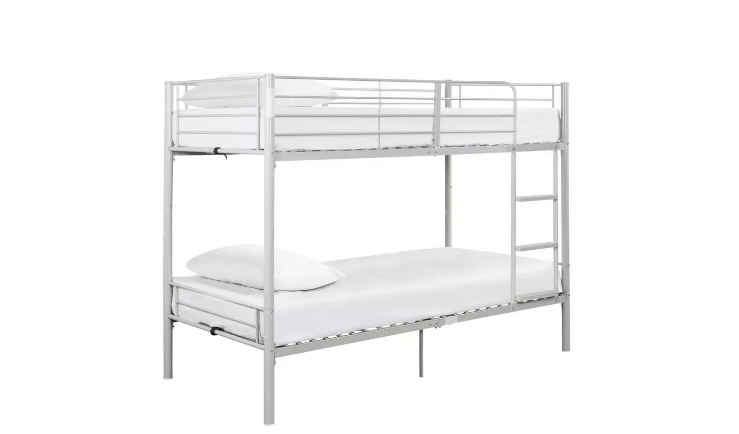 Mason Take Home Today Metal Bunk Bed - Silver