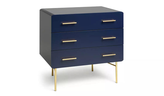 Assembled Habitat Wilderness 3 Drawer Chest - Blue (Damaged)
