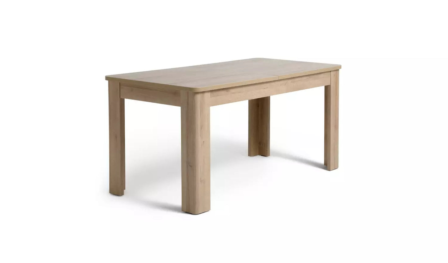 Miami Curve Extending Table & 4 Chocolate Chairs